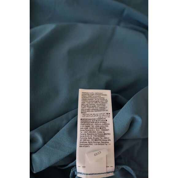 Athleta 659323-02 Women's Sz S Blue Savannah Strap Drawstring Waist Mini Dress - Picture 11 of 11